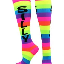 MadSportsStuff Personality Word Socks Over The Calf Length
