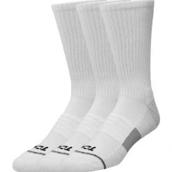 TCK Athletic Training Crew Socks - Basketball Football Volleyball 3 Pack- Made From Recycled Materials Basketball Socks