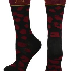 TCK All Schools Elon Phoenix Socks Womens Savage Crew Socks