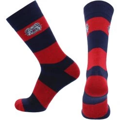 TCK Fresno State Bulldogs Socks Game Day Striped Crew Socks All Schools