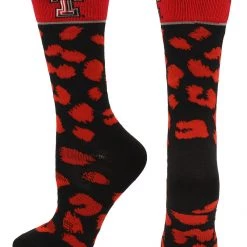 TCK Texas Tech Red Raiders Socks Womens Savage Crew Socks All Schools