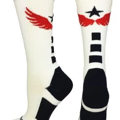 MadSportsStuff Light Speed Athletic Crew Socks (multiple Colors)