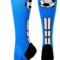 MadSportsStuff Soccer Socks With Soccer Ball Logo Over The Calf (multiple Colors)