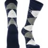 TCK All Schools Penn State Nittany Lions Argyle Dress Socks NCAA Fanwear Crew Length