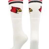 TCK Louisville Cardinals Socks Throwback Tube All Schools