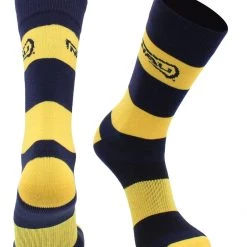 TCK All Schools NAU Northern Arizona Lumberjacks Socks Game Day Striped Crew Socks