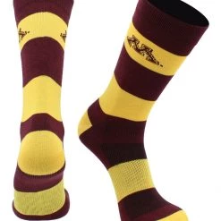 TCK Minnesota Golden Gophers Socks Game Day Striped Crew Socks
