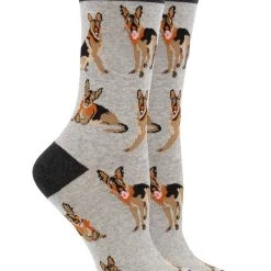 WHD Crazy Socks - Crew German Shepherd Socks For Women Gift For Dog Lovers 12 WHD Crazy Socks - Crew German Shepherd Socks For Women Gift For Dog Lovers
