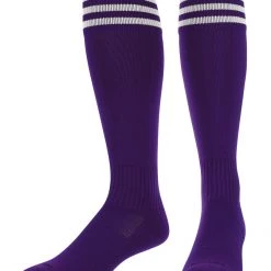 TCK Soccer Socks With Stripes- For Boys Or Girls- Men Or Women - Extra Cross-Stretch For Shin Guards