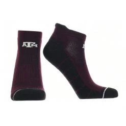 TCK Texas A&M Aggies Low Cut Ankle Socks With Tab All Schools