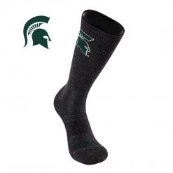 All Schools TCK Michigan State University Spartans Socks - Pure Merino Wool - Far Trek