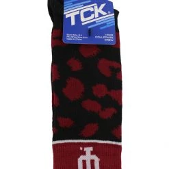 TCK All Schools Indiana Hoosiers Socks Womens Savage Crew Socks