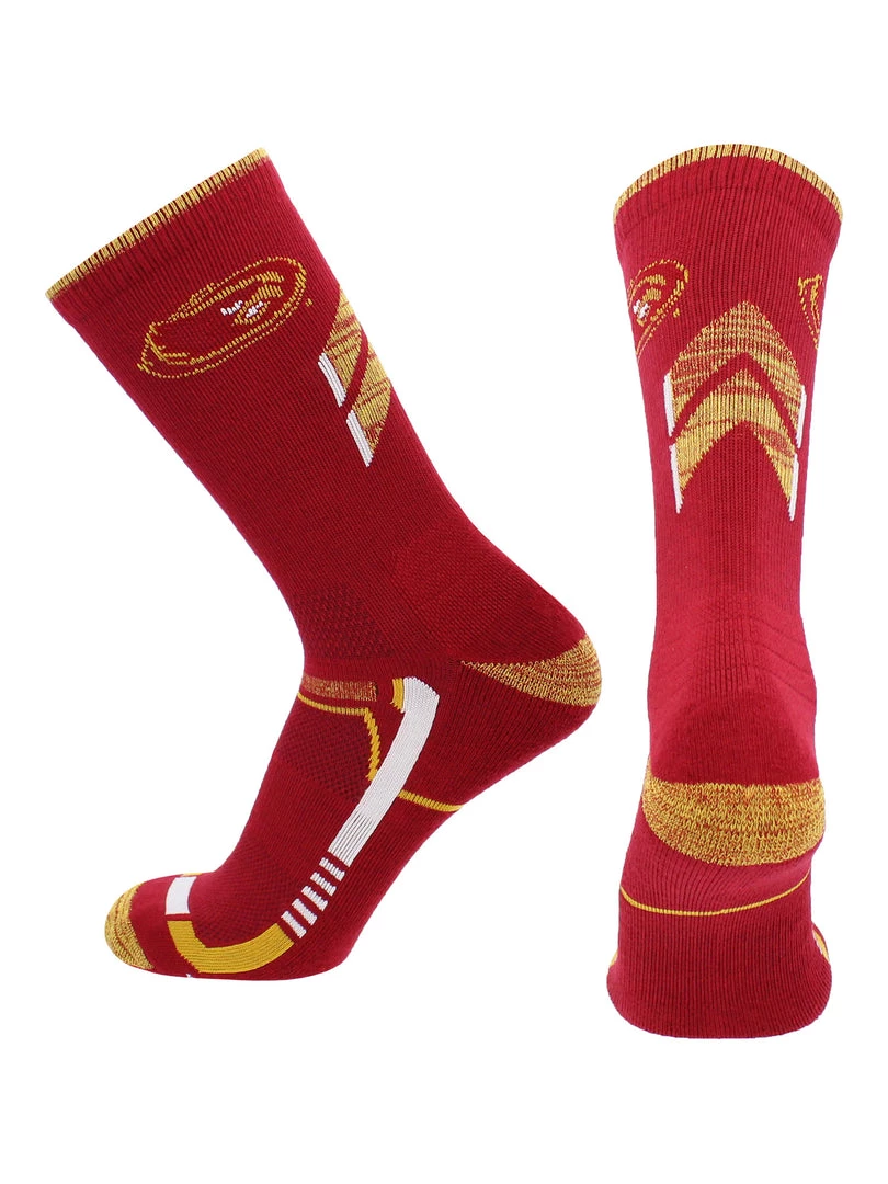 TCK Iowa State Cyclones Socks Iowa State University Cyclones Champion Crew Socks 2 TCK Iowa State Cyclones Socks Iowa State University Cyclones Champion Crew Socks