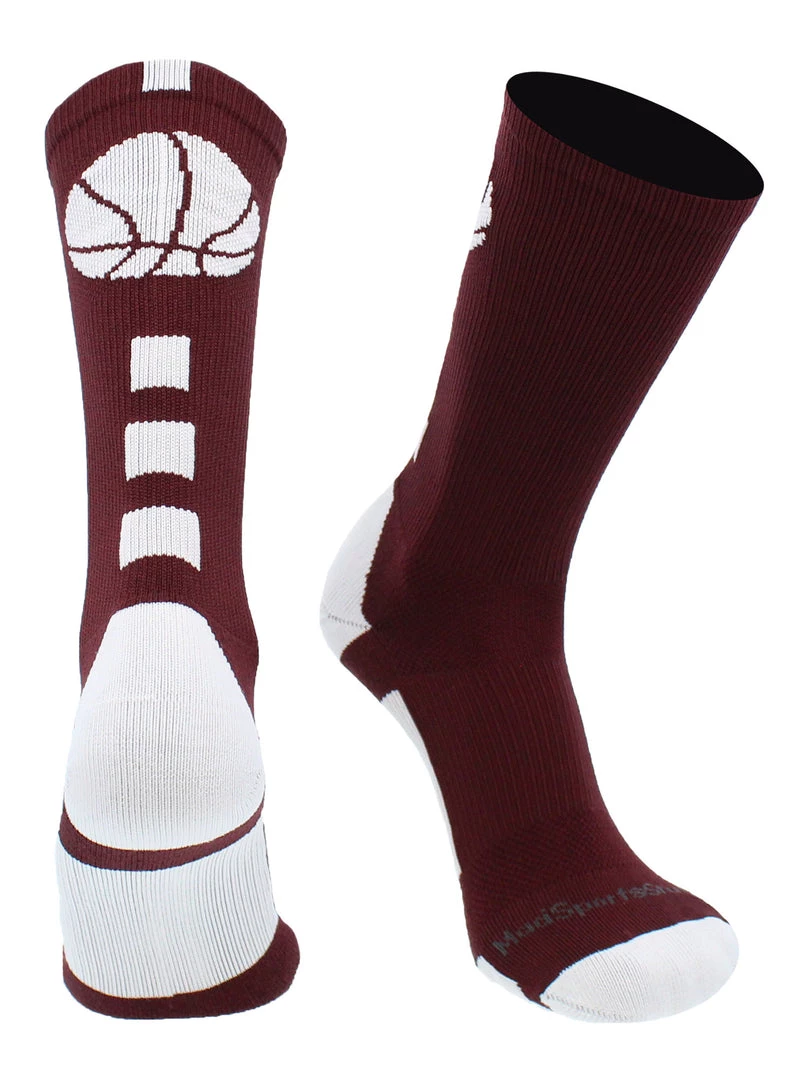 MadSportsStuff Basketball Socks For Boys, Girls, Men, Women- Athletic Crew Socks - Youth And Adult Sizes -Made In The USA 30 MadSportsStuff Basketball Socks For Boys, Girls, Men, Women- Athletic Crew Socks - Youth And Adult Sizes -Made In The USA