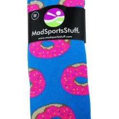 MadSportsStuff Donut Socks With Pink Frosting And Sprinkles