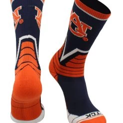 TCK Auburn Tigers Socks Victory Crew All Schools