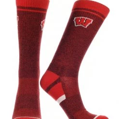 TCK Wisconsin Badgers Socks Victory Parade Crew Length All Schools