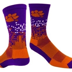 TCK Sports Clemson Tigers Socks Downtown Crew