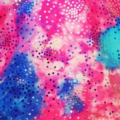 MadSportsStuff Keyhole Style Princess Tie Dye Girls Gymnastics Leotard