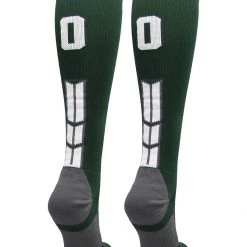 MadSportsStuff Dark Green Player ID Custom Number Over The Calf Socks For Softball Baseball Football Boys And Girls Softball Socks 112 MadSportsStuff Dark Green Player ID Custom Number Over The Calf Socks For Softball Baseball Football Boys And Girls Softball Socks