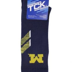 TCK Michigan Wolverines Socks University Of Michigan Wolverines Champion Crew Socks