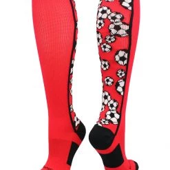 MadSportsStuff Crazy Soccer Socks With Soccer Balls Over The Calf (multiple Colors)