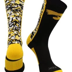 TCK All Schools Iowa Hawkeyes Socks Digital Camo Crew