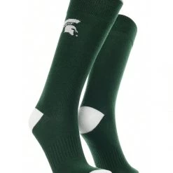 TCK Michigan State Spartans Dress Socks Dean's List Crew Length Socks