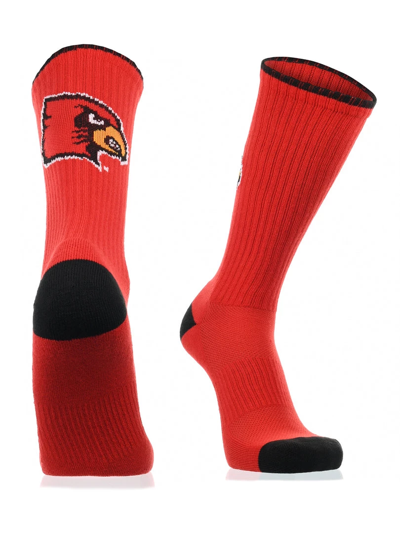 TCK Louisville Cardinals Socks Campus Legend Crew Length All Schools 4 TCK Louisville Cardinals Socks Campus Legend Crew Length All Schools