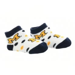 TCK All Schools Michigan Wolverines Toddler Socks Low Cut Little Fan
