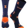 TCK Illinois Illini Socks University Of Illinois Fighting Illini Mayhem Crew Socks