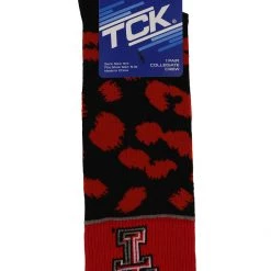 TCK Texas Tech Red Raiders Socks Womens Savage Crew Socks All Schools
