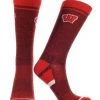 TCK Wisconsin Badgers Socks Victory Parade Crew Length All Schools