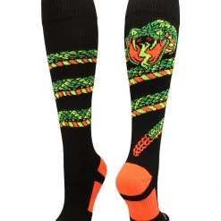 MadSportsStuff Crazy Snake Over The Calf Athletic Socks Baseball Socks