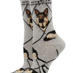 WHD Crazy Socks - Crew German Shepherd Socks For Women Gift For Dog Lovers 8 WHD Crazy Socks - Crew German Shepherd Socks For Women Gift For Dog Lovers