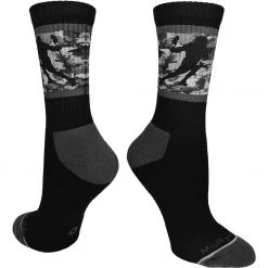 MadSportsStuff Lacrosse Socks With Player On Camo Background Crew Socks (multiple Colors) 17 MadSportsStuff Lacrosse Socks With Player On Camo Background Crew Socks (multiple Colors)