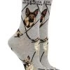 WHD Crazy Socks - Crew German Shepherd Socks For Women Gift For Dog Lovers
