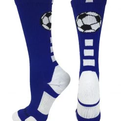 MadSportsStuff Soccer Ball Athletic Crew Socks (multiple Colors)