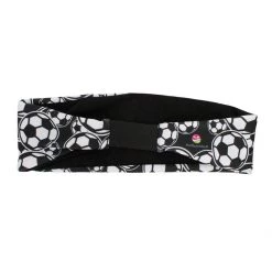 MadSportsStuff Crazy Soccer Headband With Soccer Ball Logos Headbands