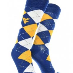 TCK West Virginia Mountaineers Argyle Dress Socks NCAA Fanwear Crew Length All Schools 7 TCK West Virginia Mountaineers Argyle Dress Socks NCAA Fanwear Crew Length All Schools