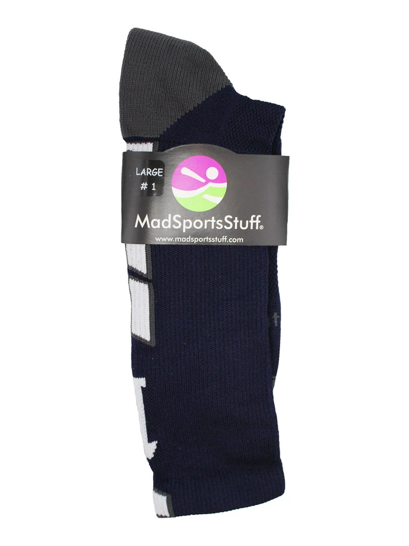 MadSportsStuff Volleyball Socks Navy Player ID Custom Number Crew Socks For Basketball Lacrosse Volleyball Boys And Girls 3 MadSportsStuff Volleyball Socks Navy Player ID Custom Number Crew Socks For Basketball Lacrosse Volleyball Boys And Girls