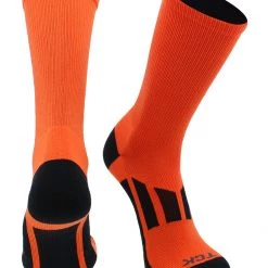 Basketball Socks TCK Solid Performance 2.0 Crew Socks - Elite Athletic Socks For Men And Women, Boys And Girls