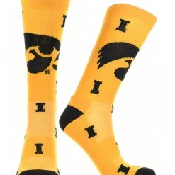 TCK Iowa Hawkeyes Socks Crew Length Sock Mayhem
