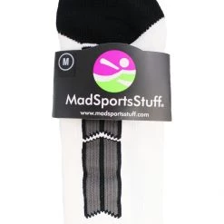 MadSportsStuff White Player ID Custom Number Over The Calf Socks For Softball Baseball Football Boys And Girls