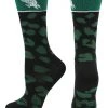TCK UNT North Texas Mean Green Socks Womens Savage Crew Socks All Schools
