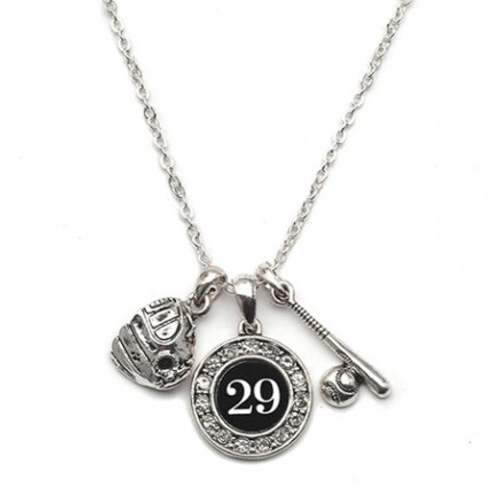 MadSportsStuff Jewelry Girls Softball Necklace With Jersey Number (Available In 39 Numbers) 7 MadSportsStuff Jewelry Girls Softball Necklace With Jersey Number (Available In 39 Numbers)