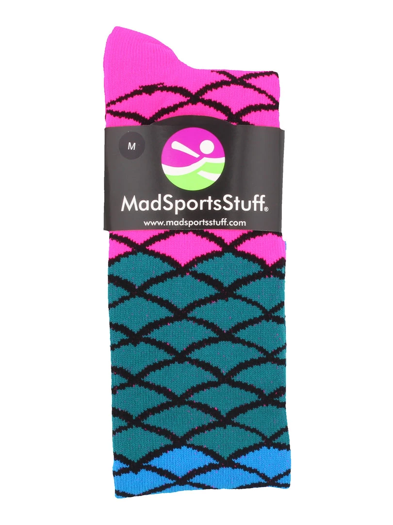 MadSportsStuff Neon Mermaid Athletic Over The Calf Socks Softball Socks 3 MadSportsStuff Neon Mermaid Athletic Over The Calf Socks Softball Socks