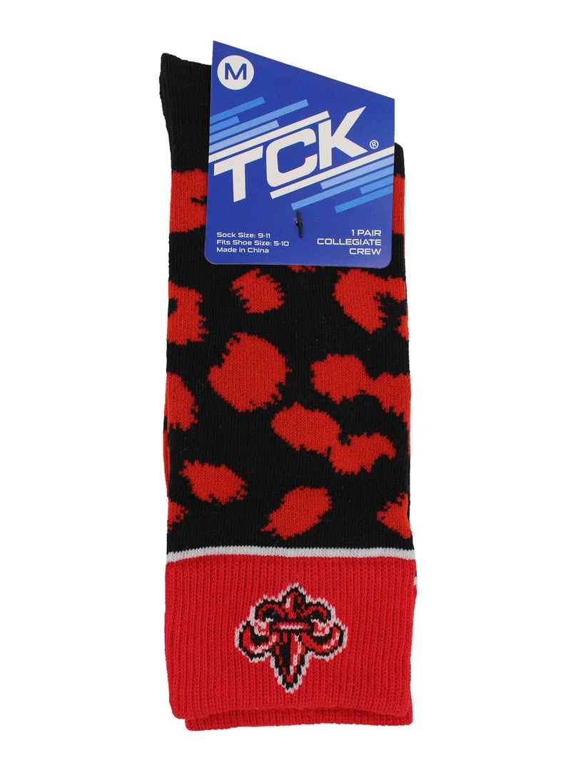 TCK All Schools Louisiana Lafayette Ragin' Cajuns Socks Womens Savage Crew Socks 4 TCK All Schools Louisiana Lafayette Ragin' Cajuns Socks Womens Savage Crew Socks