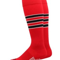 MadSportsStuff Dugout 3 Stripe Softball Socks (Multiple Colors)