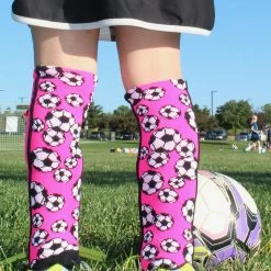 MadSportsStuff Crazy Soccer Socks With Soccer Balls Over The Calf (multiple Colors)